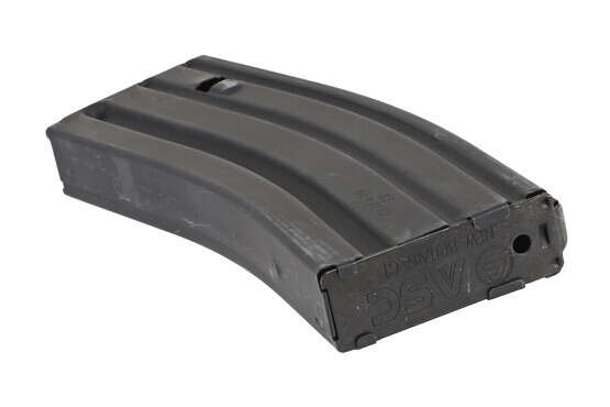 The ASC 5.56 magazines feature a removable base plate for cleaning and maintenance